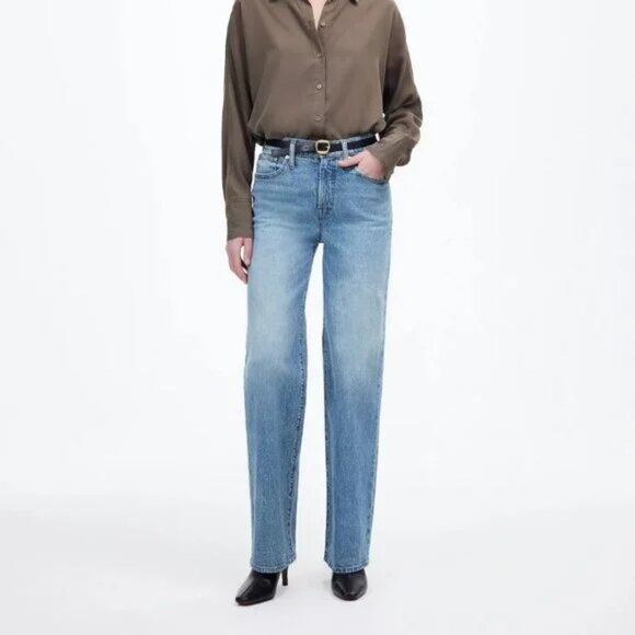 Madewell The Perfect Vintage Wide Leg Jean in Enmore Wash, Size 23 - Picture 1 of 11